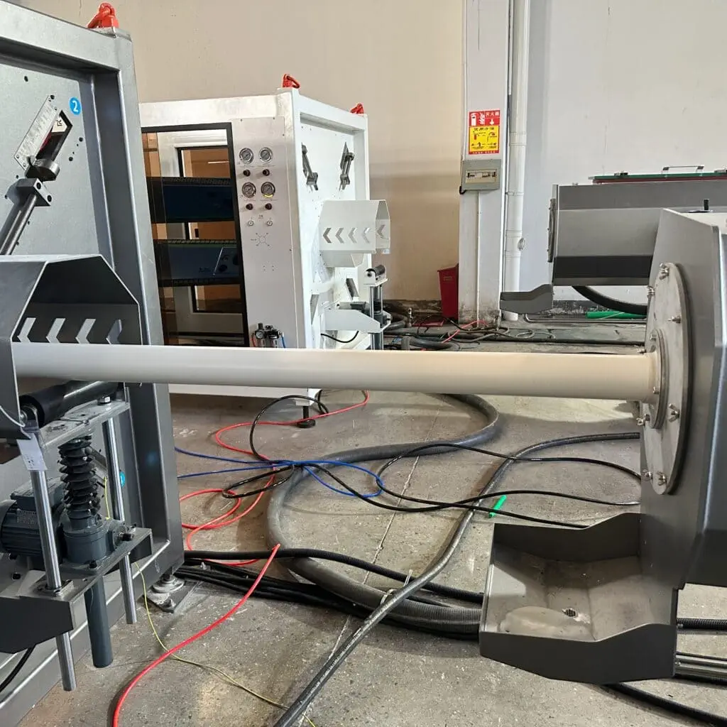 PVC pipe extruder