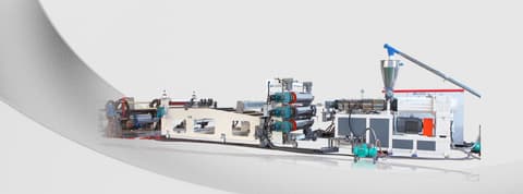 Extrudeuse de feuilles en plastique