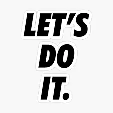 Let's do it