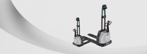 Forklift-type intelligent navigation robot